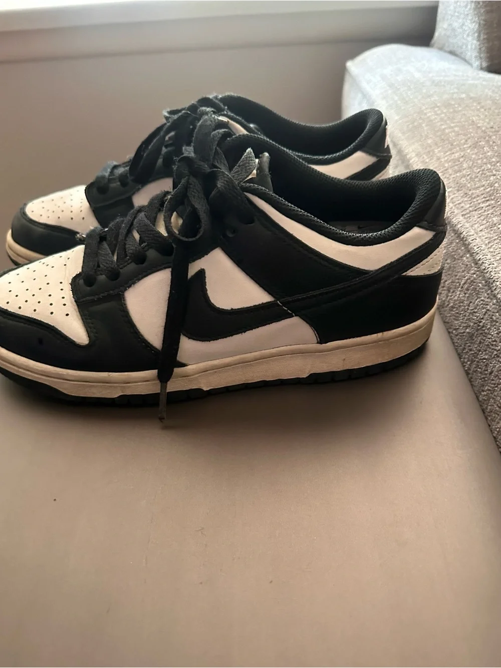Nike Black and White Low-Top Sneakers